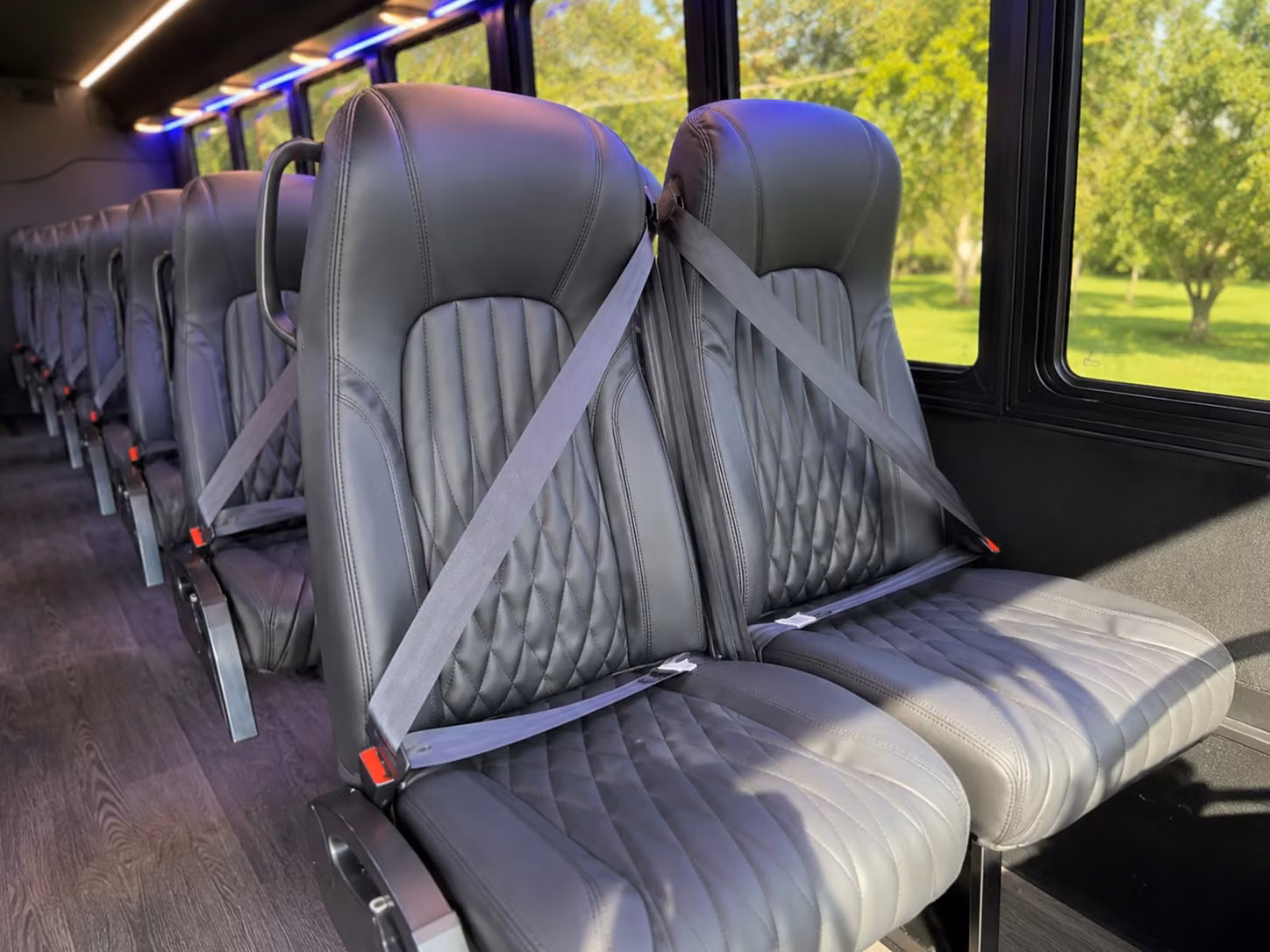 20 passenger minibus inside