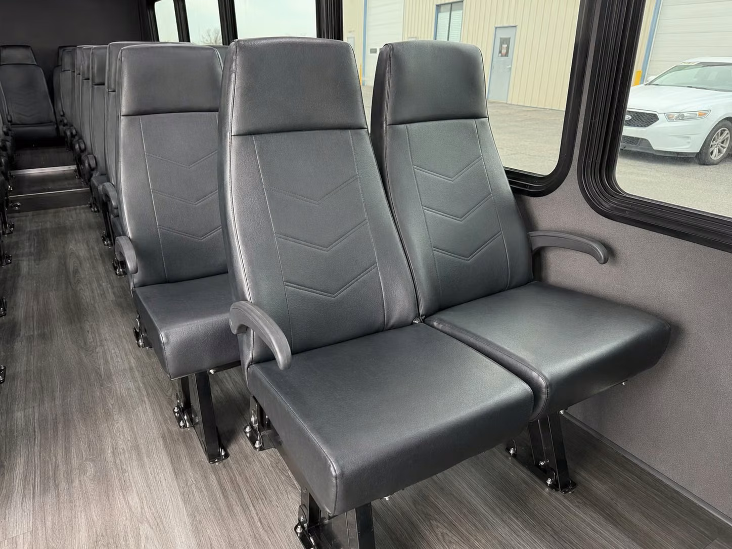 20 passenger minibus interior