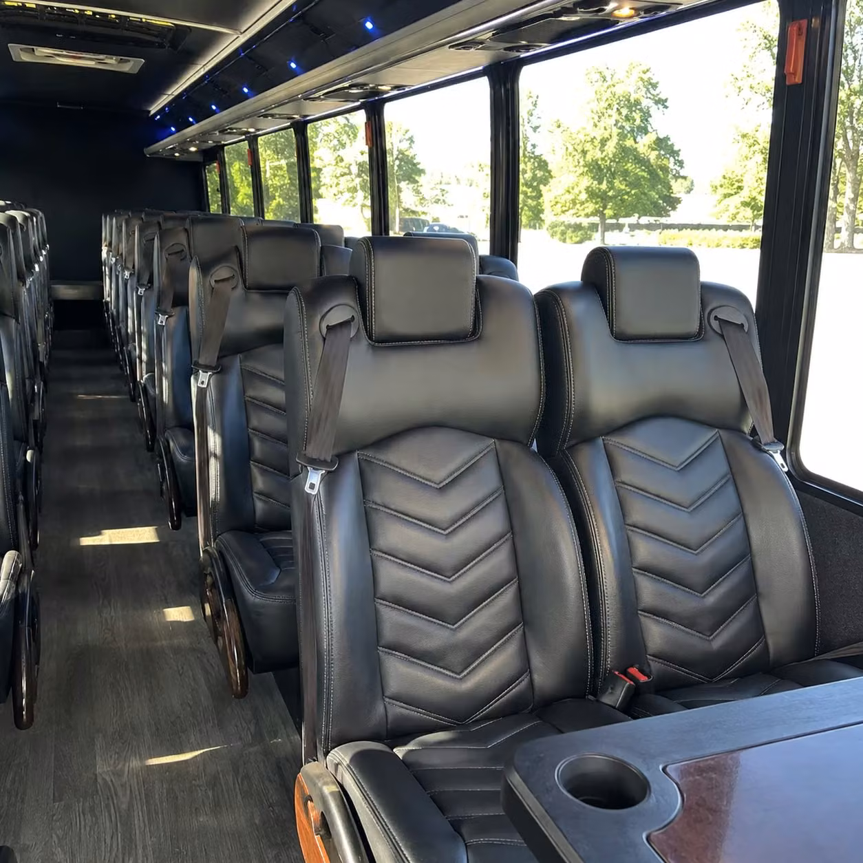 30 passenger minibus inside