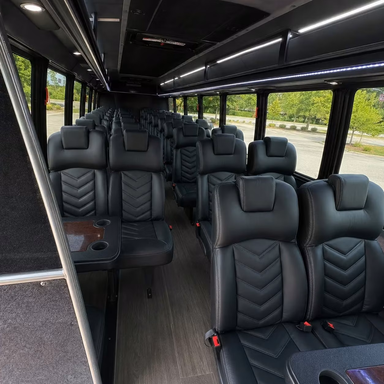 30 passenger minibus interior
