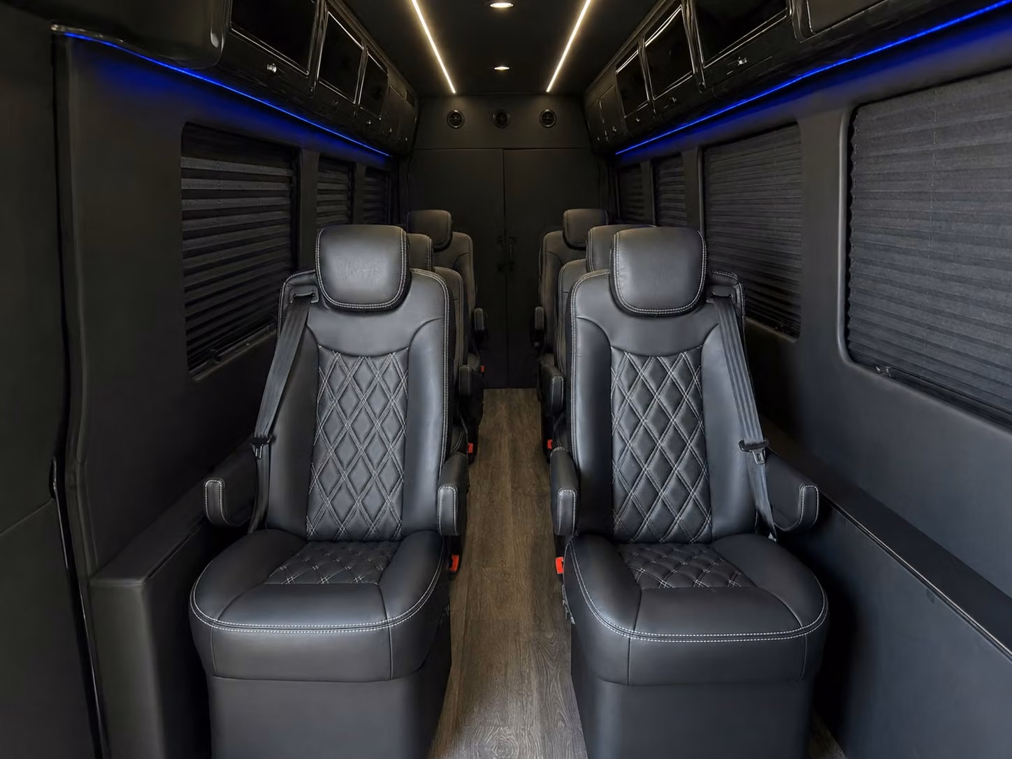 sprinter van with driver interior